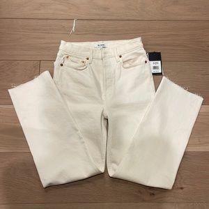 NWT Re/Done 70s Stovepipe (Ecru)Vintage White 25